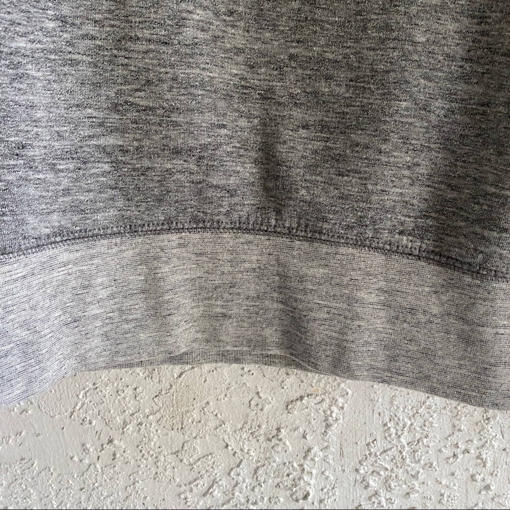 Zara | Women’s Basic Heather Gray Sweatshirt - image 6